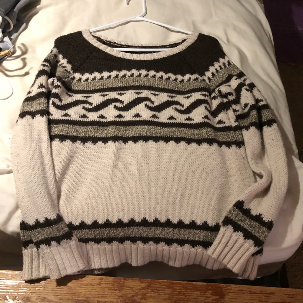 Cute Cream/Brown Sweater